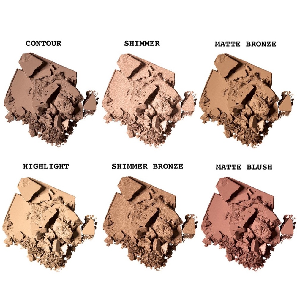 Smashbox Cali Contour Blush, Highlighter, & Bronzer Face Palette (light/medium) - Picture 8 of 15